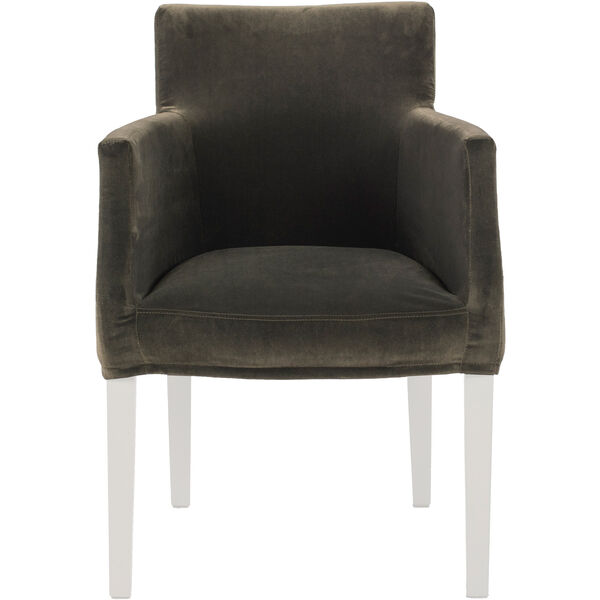 Brooklyn Chair Loose Cover White / Omega Graphite 51