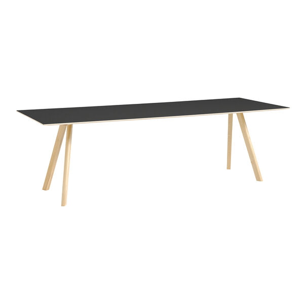 CPH 30 Bord 90x250x74 cm Vattenbaserad Lackad Ek/Svart Linoleum