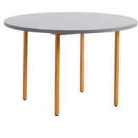 Two-Colour Pöytä Ø120cm Ochre / Vaaleanharmaa