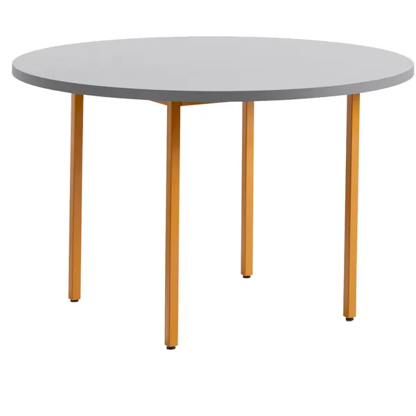 Two-Colour Pöytä Ø120cm Ochre / Vaaleanharmaa