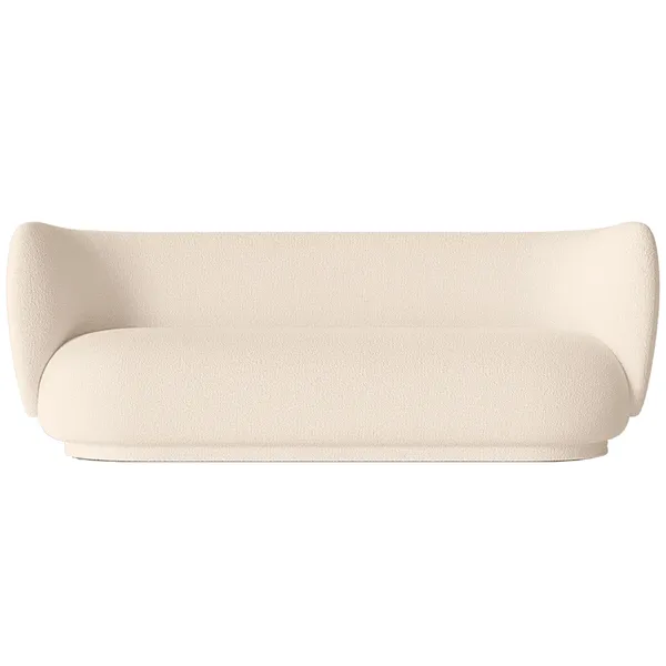Rico Wool Boucle 3-Personers Sofa