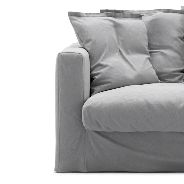 Betræk Til Le Grand Air Love Seat Bomuld Lysegråt