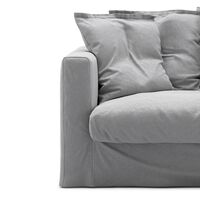 Betræk Til Le Grand Air Love Seat Bomuld Lysegråt