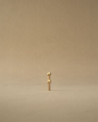 Nagel Vase Børstet Messing