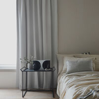 Hotel Mørklægningsgardin 290x290 cm Pearl White