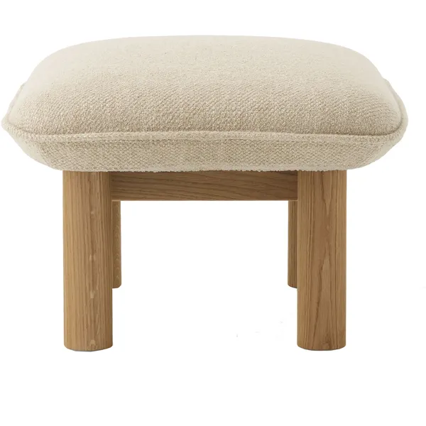 Brasilia Ottoman Natural Oak Bouclé 02 Beige