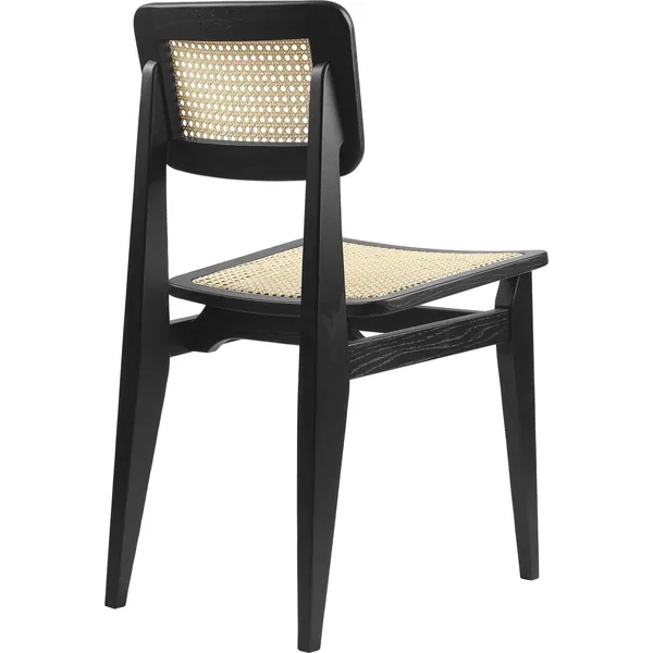 C-Chair Dining Chair Black oak / Cane