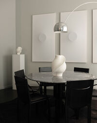 Pirout 02 Vase 42 cm Raw White