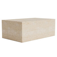 Cubism Coffee Table 50x80 cm Beige