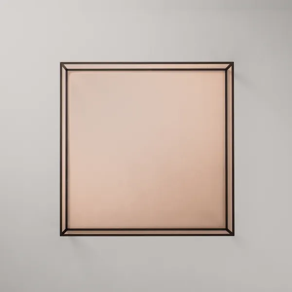 Observe Sofabord 89x89 cm Ravfarvet Glas