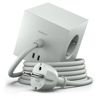 Square 1 Jatkojohto USB-C:llä / Magneetti 18 m Gotland Grey