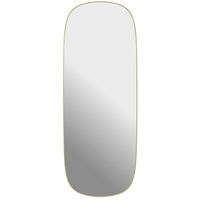 Framed Spegel 118 cm Ljusgul / Klar