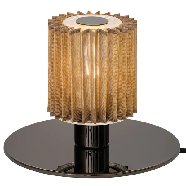In the Sun 220 Table Lamp Black / Gold Mesh
