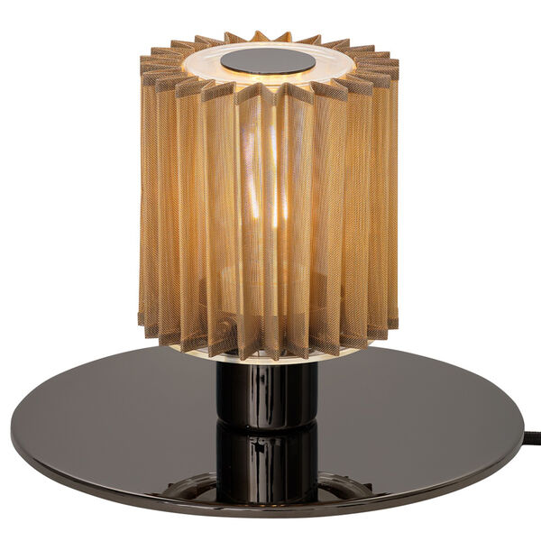 In the Sun 220 Table Lamp Black / Gold Mesh