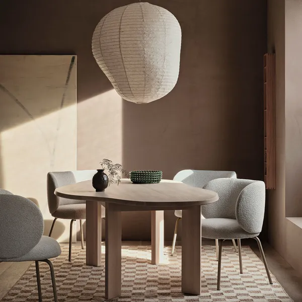 Tarn Spisebord 220 cm Hvitoljet Bøk