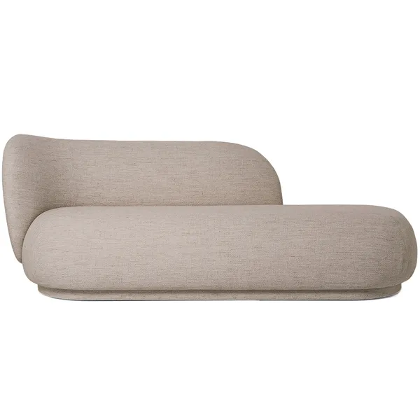 Rico Boucle Divan Vänster Sand