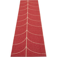 Leif Plastmatte Berry / Beige 70x270 cm