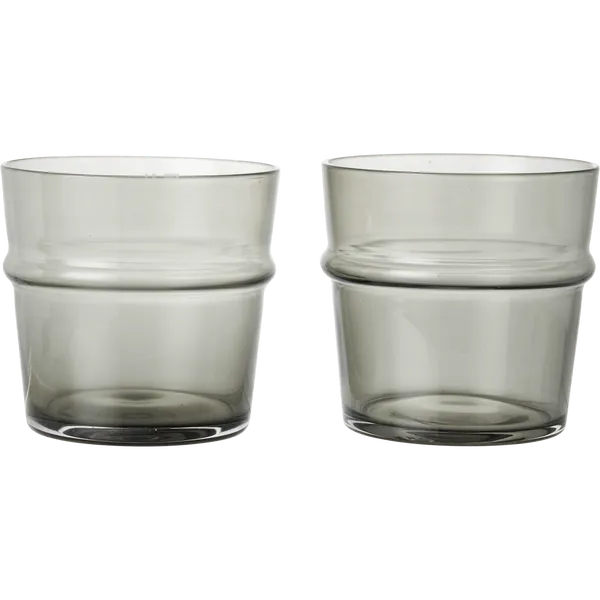 Boya Glas Låg 2-pack Smoked Grey