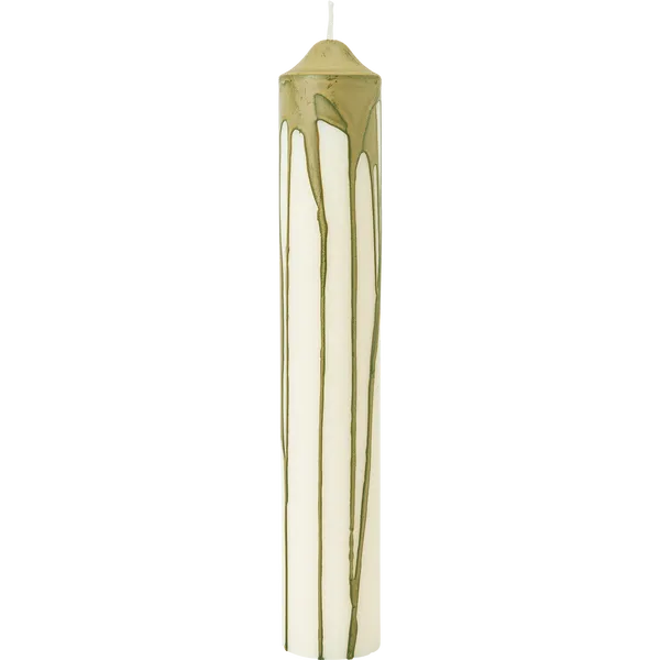 Dryp Kubbelys 30 cm Olivengrønn