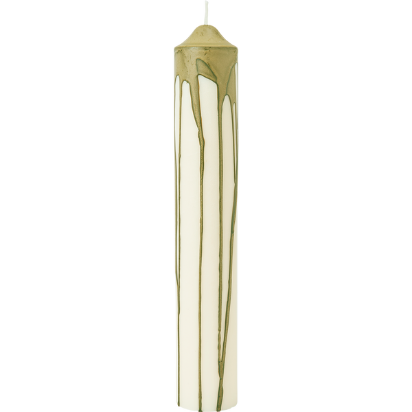 Dryp Kubbelys 30 cm Olivengrønn