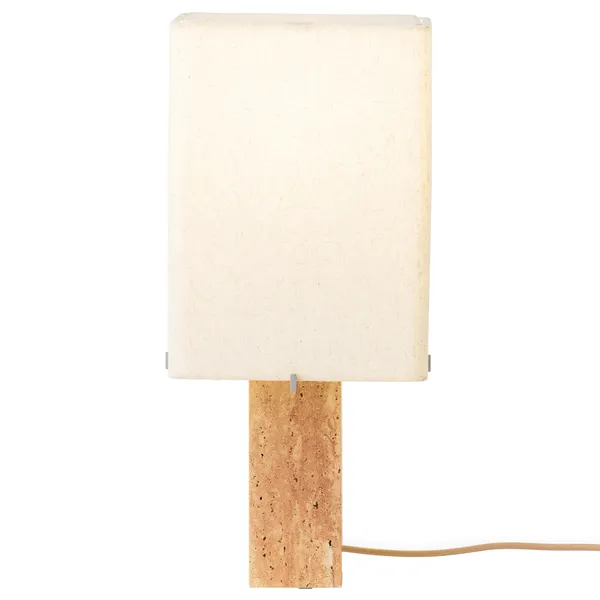 Nonna Bordslampa 49 cm Travertin / Sand