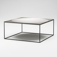 Observe Soffbord 89x89 cm Rökfärgat Glas / Spegelglas