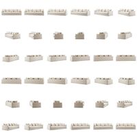 Le Grand Air 4-Sitssoffa Linne Creamy White