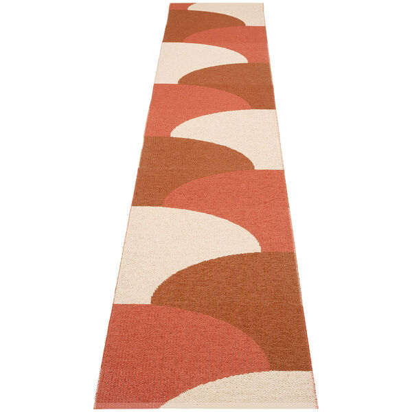 Hill Teppe 70x360 cm Brick / Rust / Cream