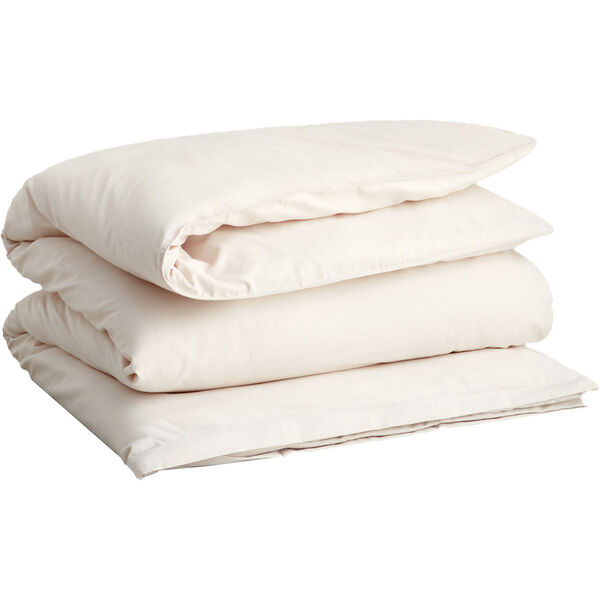 Sateen Single Dynebetræk 150x210 cm White Sand