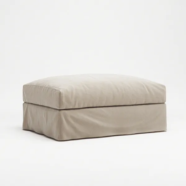 Le Grand Air Fodskammel Bomuld Beige