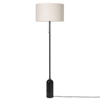 Gravity Gulvlampe Sort Marmor / Canvas