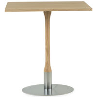 Rod Bord Hvid Pigmenteret Eg 70x70 cm