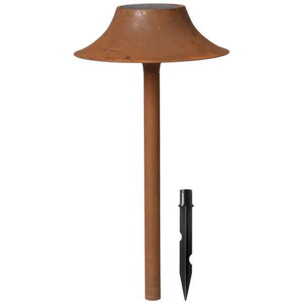 Cortivo Outdoor Solar Light Rust Lampa Rost