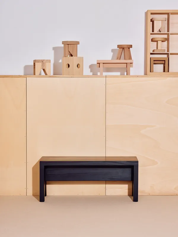 Manolito Stool Long Black