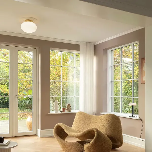 Rizzatto 301 Plafond Messing / Opal
