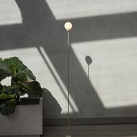 Snowball Portabel Golvlampa Grey Beige