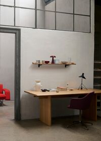 Ita OS1 Desk With Cable Management 95x200 cm Oak