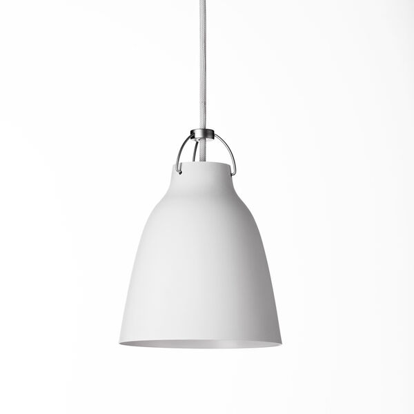 Caravaggio Loftslampe P1 3m Ledning Mat Hvid