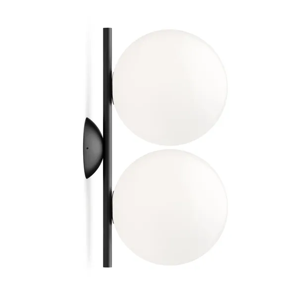 Ic Lights C/W1 Double Seinälamppu Musta