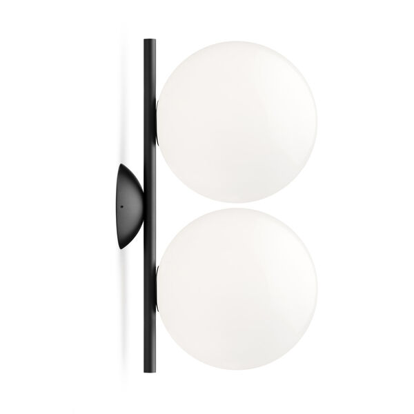 IC Lights C/W1 Double Væglampe Sort