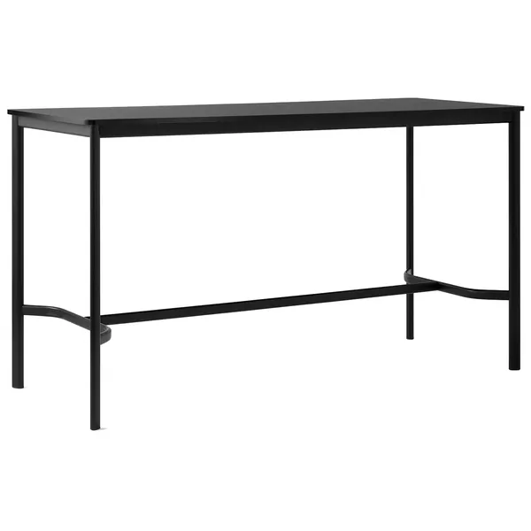 Drip HW64 Barbord 80x190x105 cm Sort Laminat / Sort