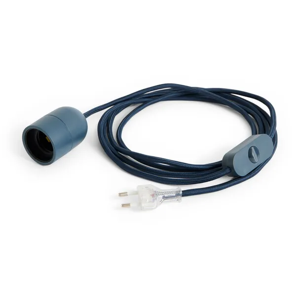 Common Table Cord Set Anthracite Blue