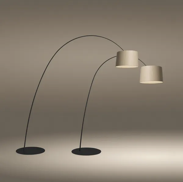 Twiggy Elle Wood Gulvlampe Svart & Eik