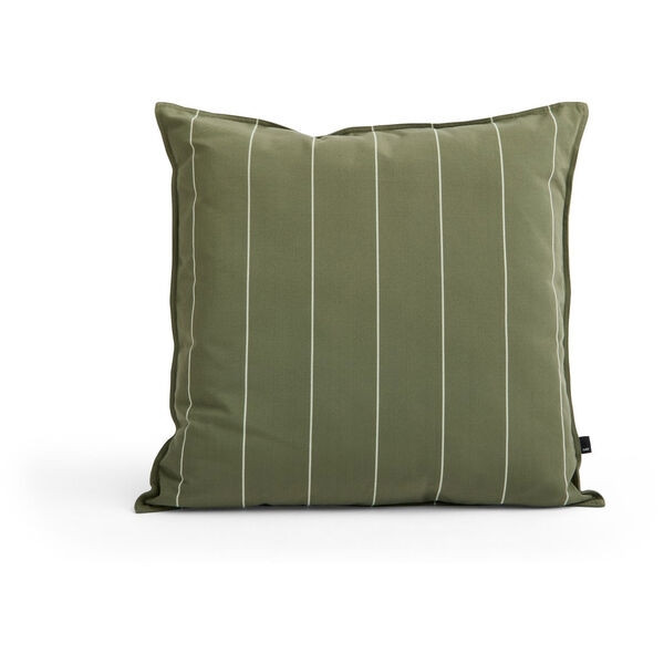 Terrazza Cushion 60x60 cm Olive narrow stripe