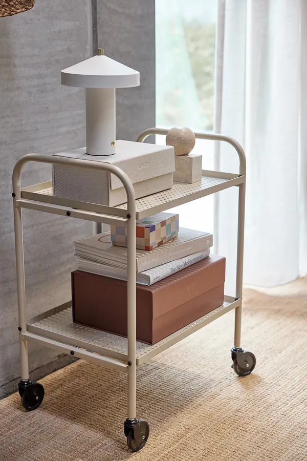 Maki Serveringsvogn Lille Beige