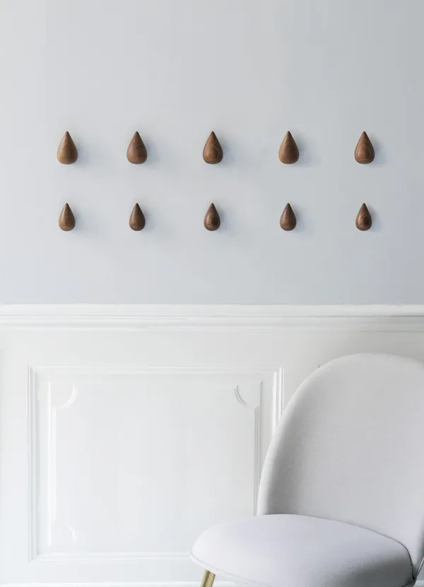 Dropit Hooks Valnøtt Small - 2 stk