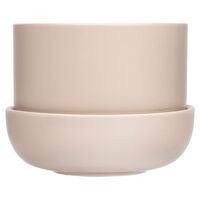 Nappula Kruka Med Fat 17x13 cm Vit