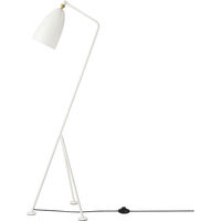 Gräshoppa Golvlampa Glossy Alabaster White