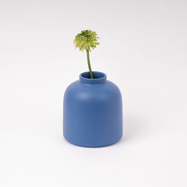 Omar Vase 22 cm Electric Blue