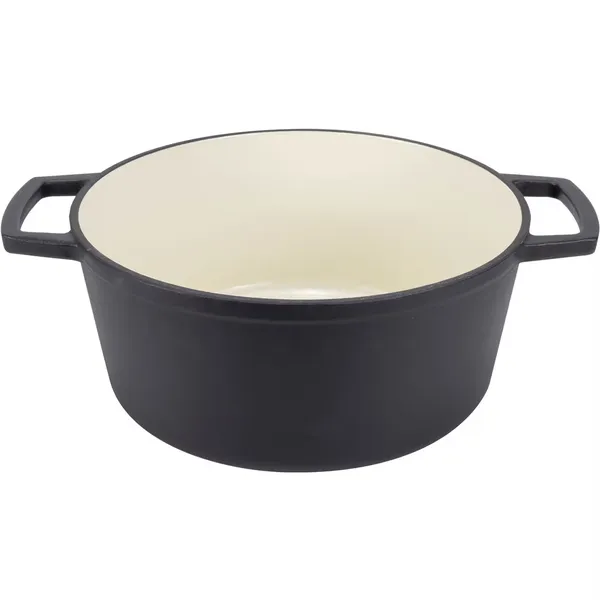 Gjutjärnsgryta 5 L Mattsvart